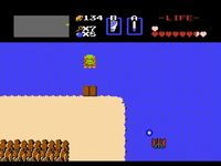 une photo d'Ã©cran de The Legend of Zelda sur Nintendo Nes